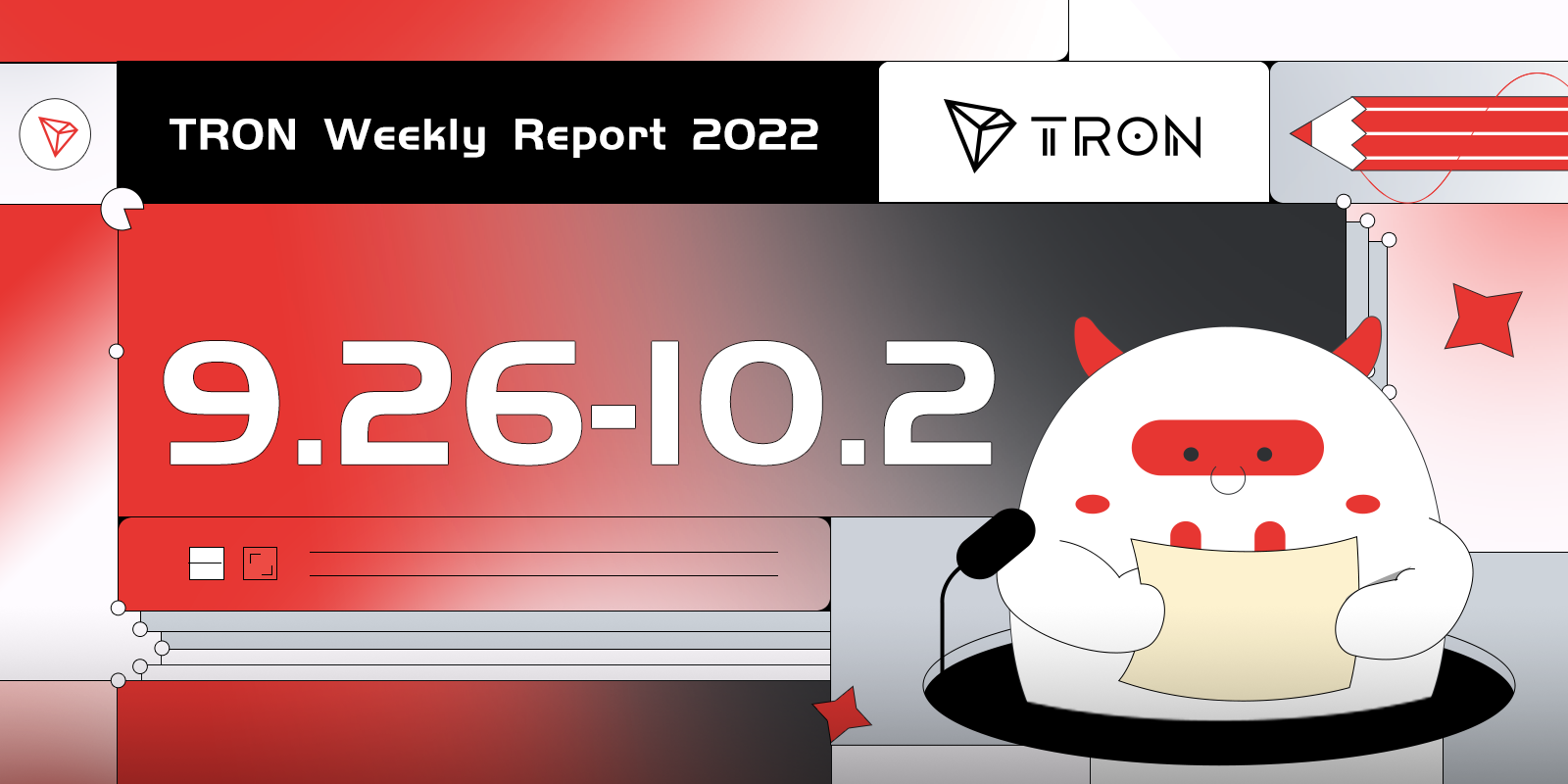 TRON Weekly Report 9.26–10.2 International Version🌎 🌍 🌏