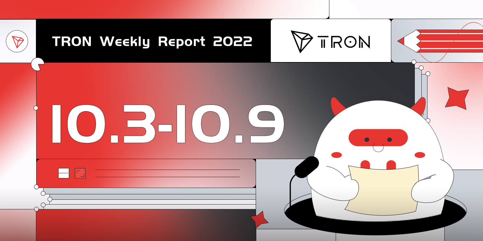TRON Weekly Report 10.3–10.9 International Version🌎 🌍 🌏
