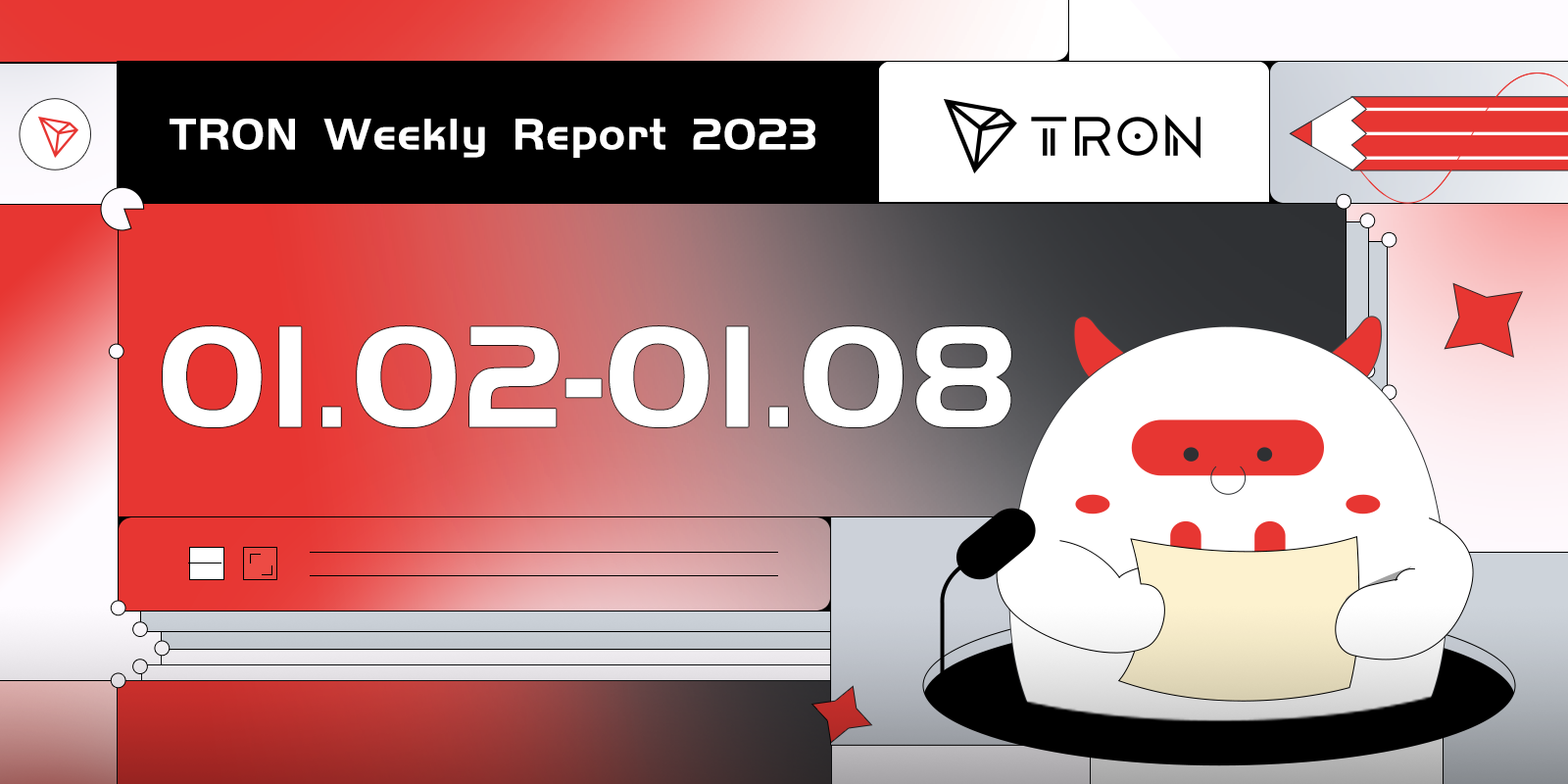 TRON Weekly Report 01.02–01.08 International Version🌎 🌍 🌏