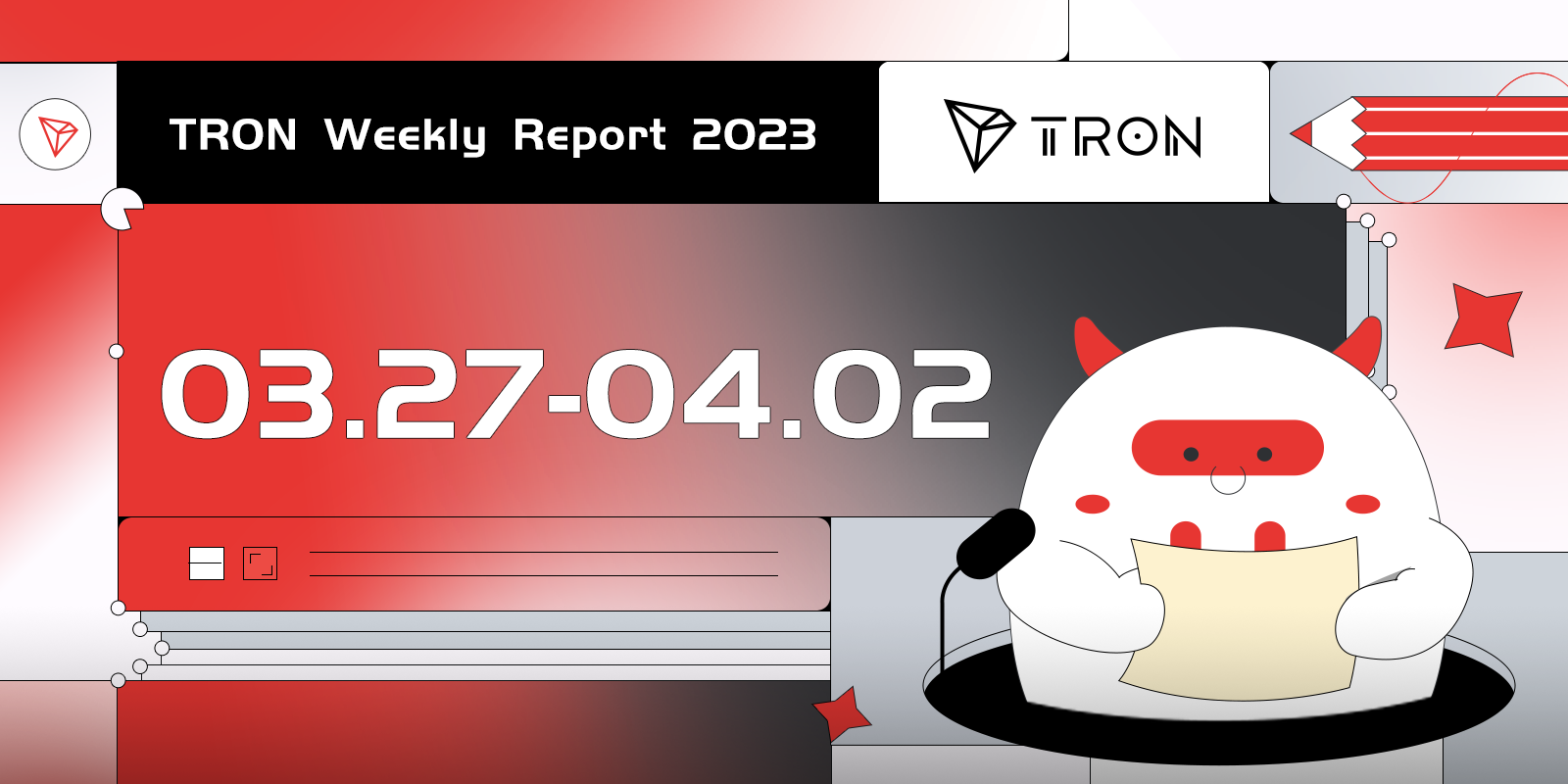 TRON Weekly Report 03.27–04.02 International Version🌎 🌍 🌏