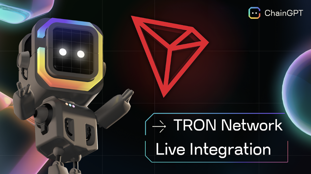 TRON Elevates the Web3 Landscape through Integration with ChainGPT’s Advanced AI Infrastructure