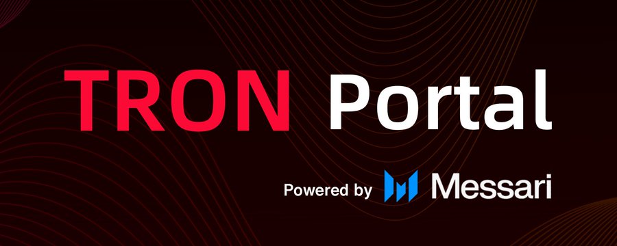 TRON DAO unveils official research portal on Messari